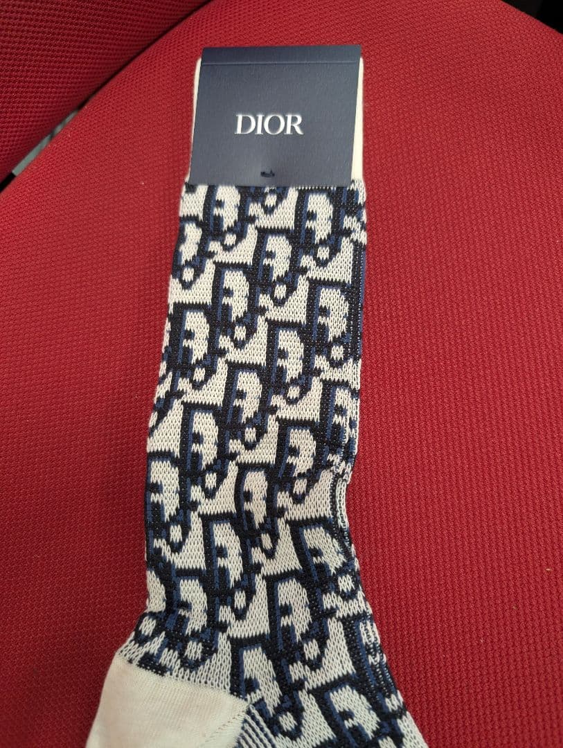 Dior ロゴパターン ソックス ギフトボックス付き　ARMANIおまけ【最終】