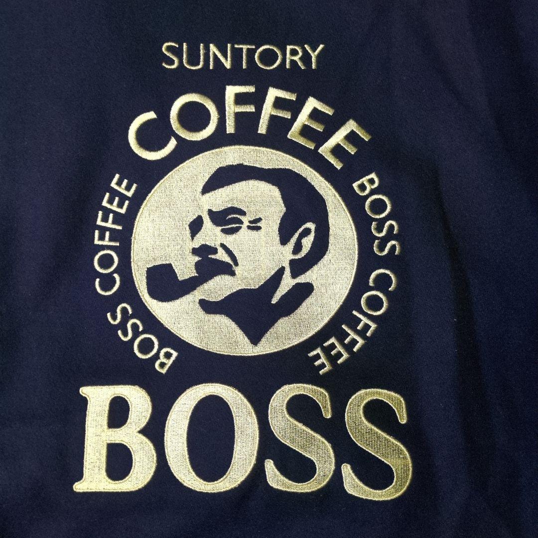SUNTORY BOSS スタジアムジャンパー　レザースリーブ　懸賞品