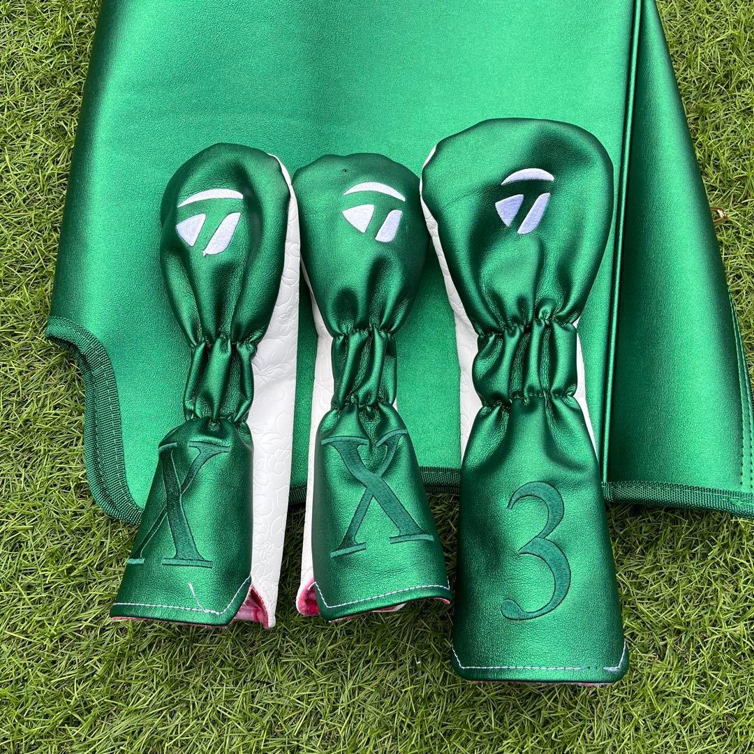 【限定品】TAYLORMADE キャディバッグ　ヘッドカバーセット　マスターズ