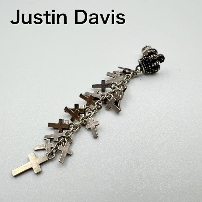 KankuJustin Davis ピアス スイング クラウン クロス