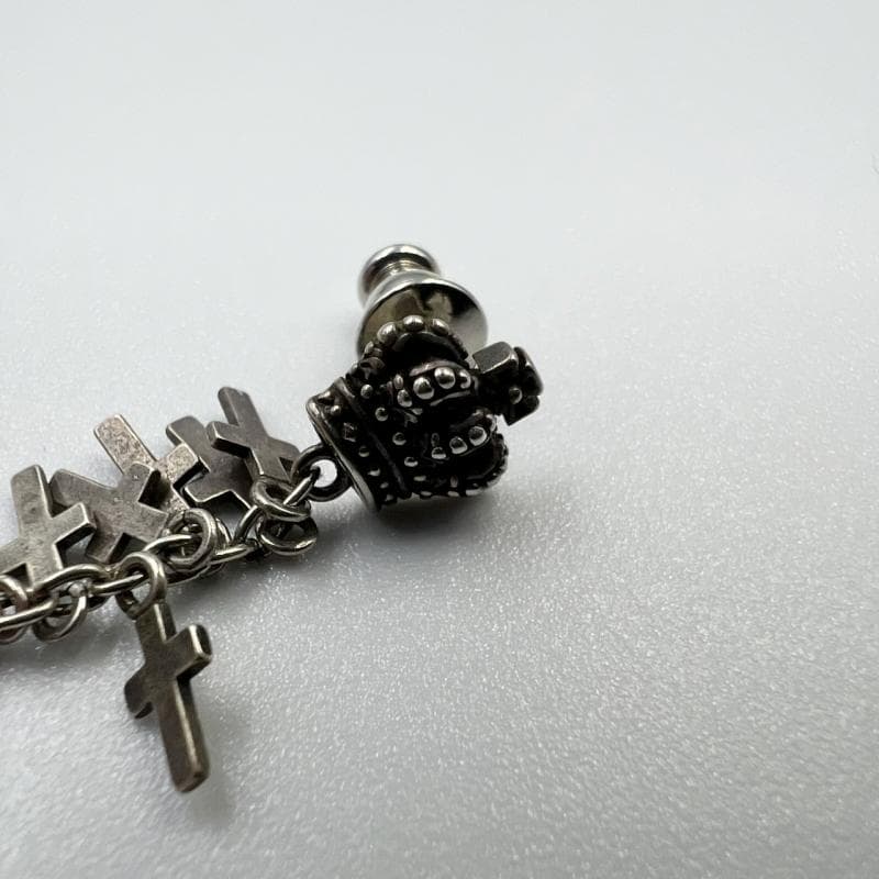 KankuJustin Davis ピアス スイング クラウン クロス