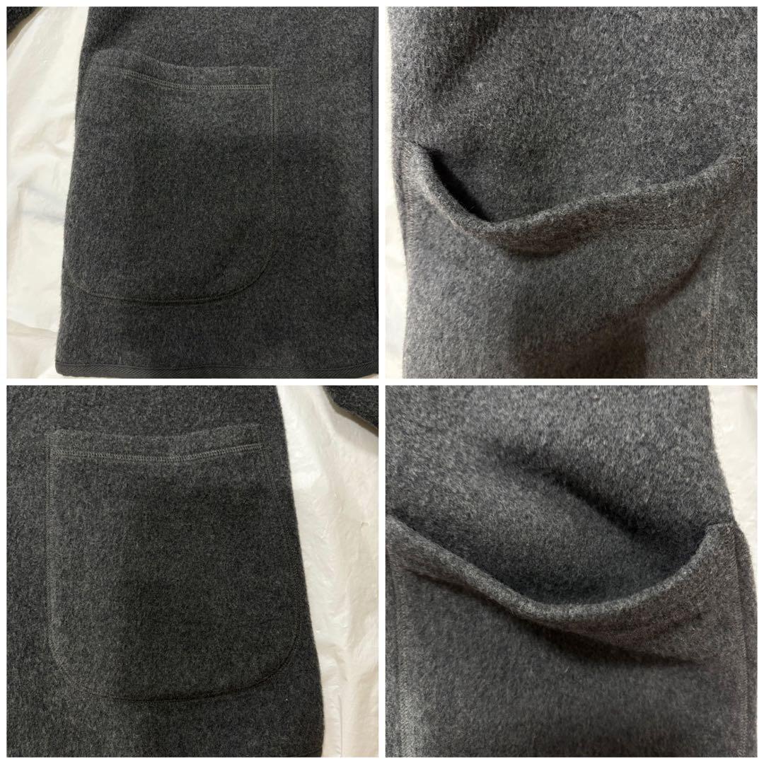 Papas+パパスプラス ステンカラージャケット毛 カシミヤ アンゴラ古着屋購入