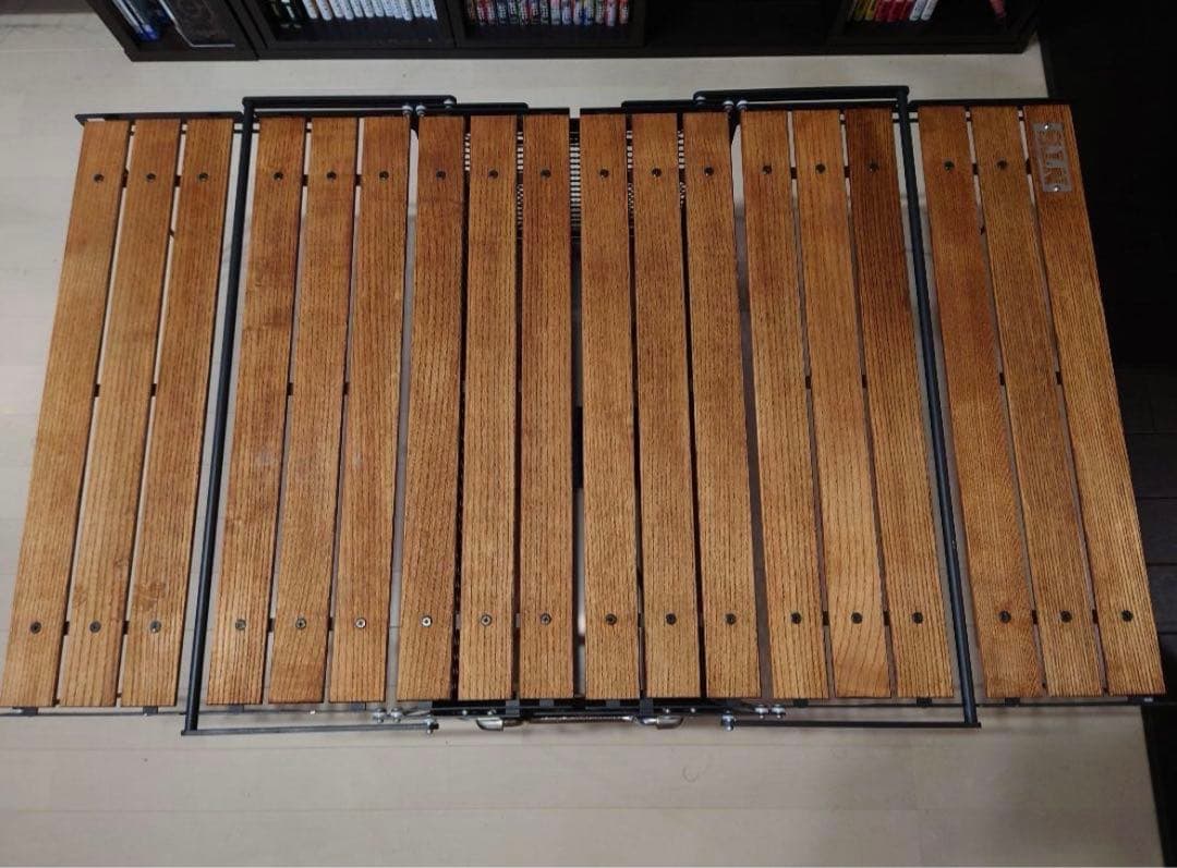 ネイチャートーンズ　サイドアップボックス＆テーブルDX アウトドア　ローテーブル