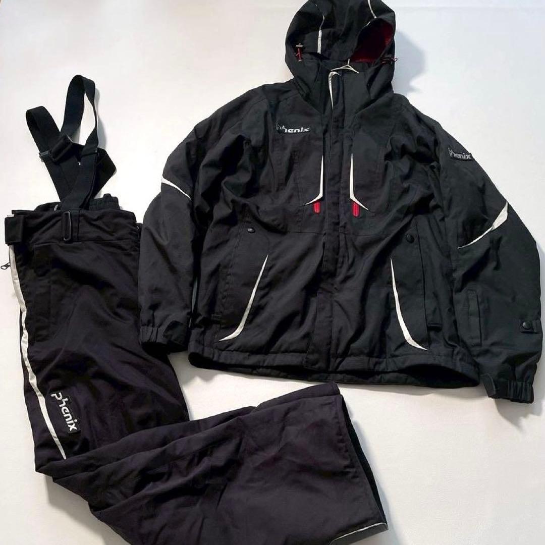 【ぺたぐ】Phenix スキーウェア セットアップ L メンズ ブラック