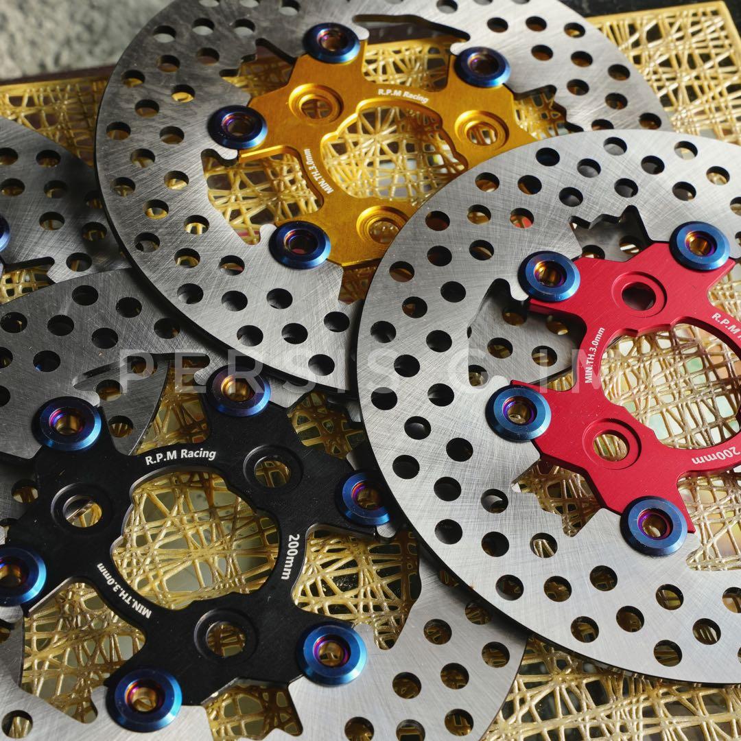 200mmビッグローター化キット 青 JOG アクシス ヤマンボ 強化 カスタム