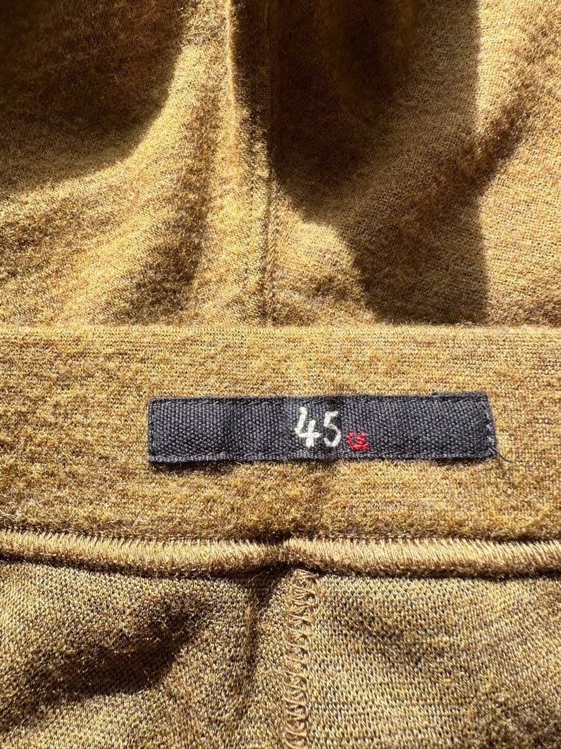 ほぼ未使用☆45rpmジャージフラノストレッチ イージーパンツ・ブラウン