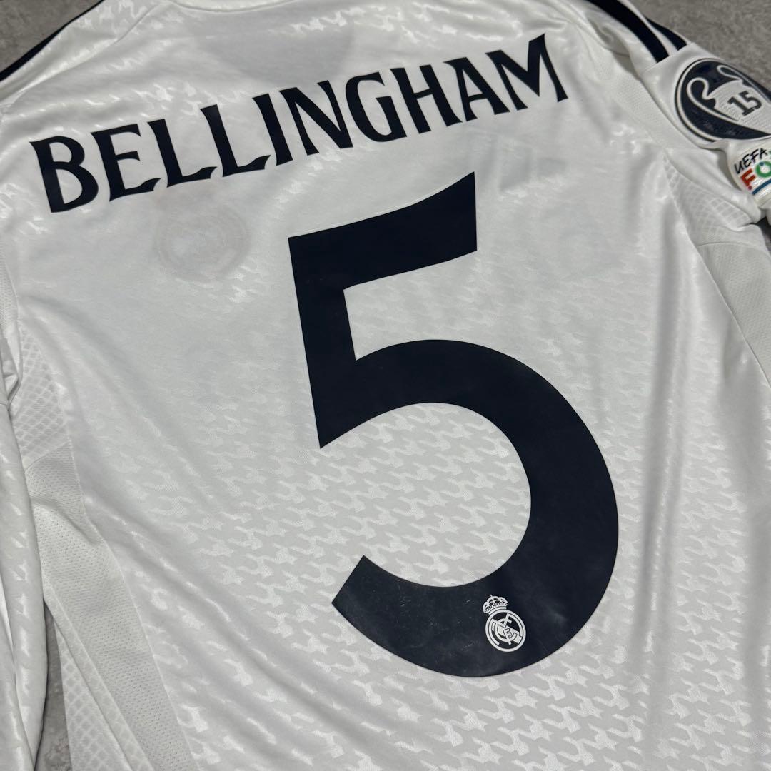 レアルマドリード 24/25 #5 ベリンガム 長袖ユニフォーム