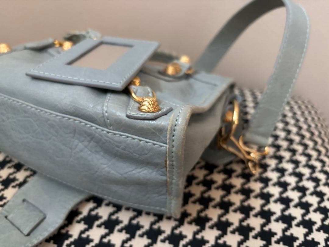 BALENCIAGA ジャイアントミニシティ エディターズバッグ ブルー