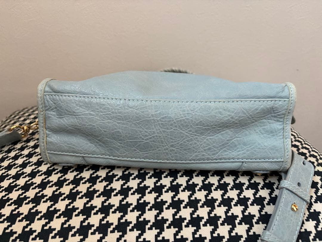 BALENCIAGA ジャイアントミニシティ エディターズバッグ ブルー