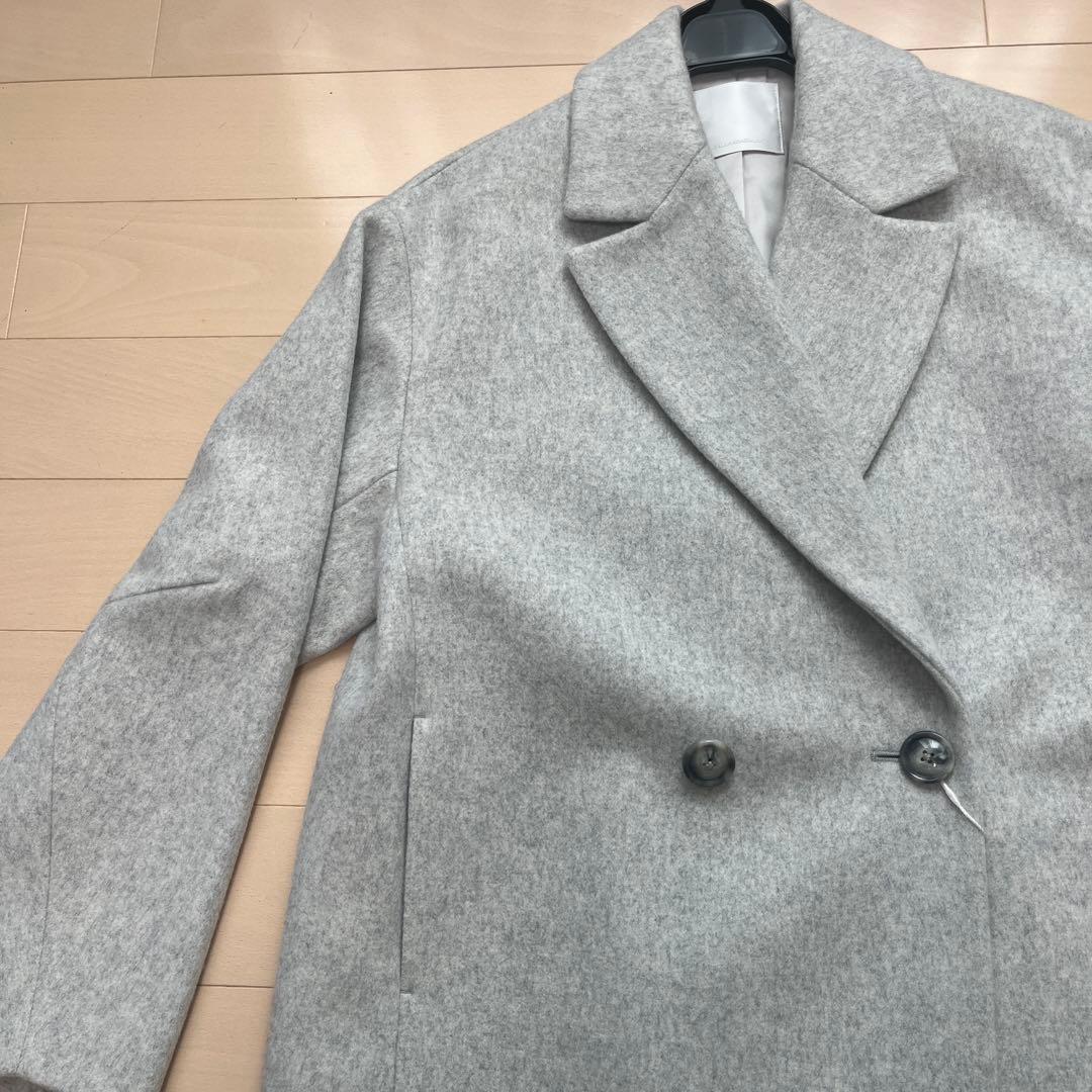 ガリャルダガランテ ウールビーバー チェスターコート ライトグレー