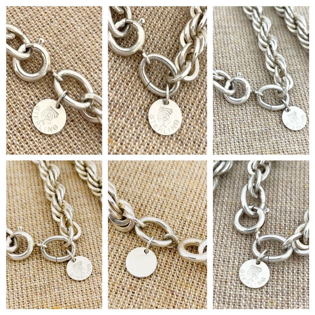 極美品✳︎ティファニー スクリュー ツイスト ロープ ロング チェーン ネックレス