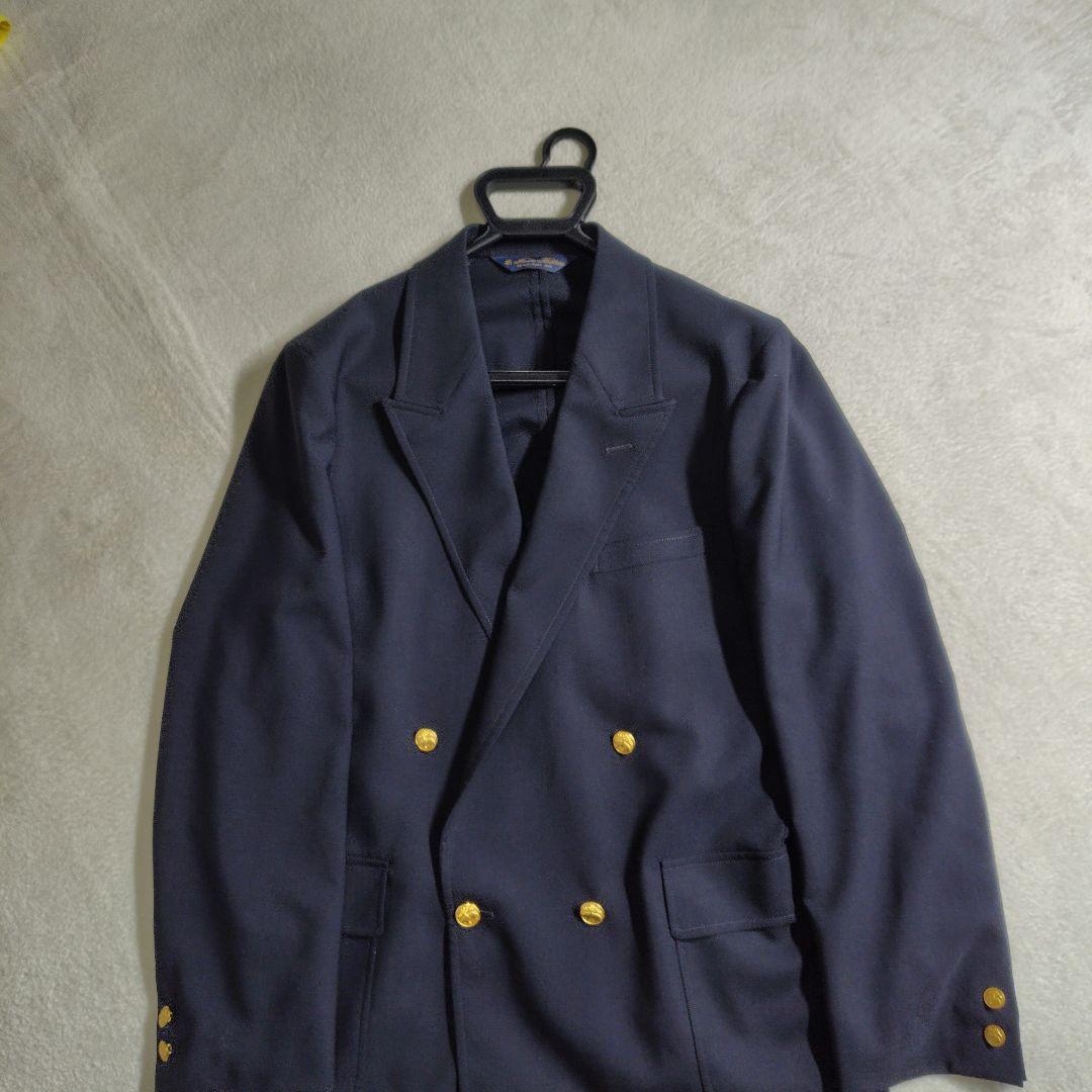 未使用に近い　XL　現行　ブルックスブラザーズ　紺　ブレザー　ダブル　金ボタン