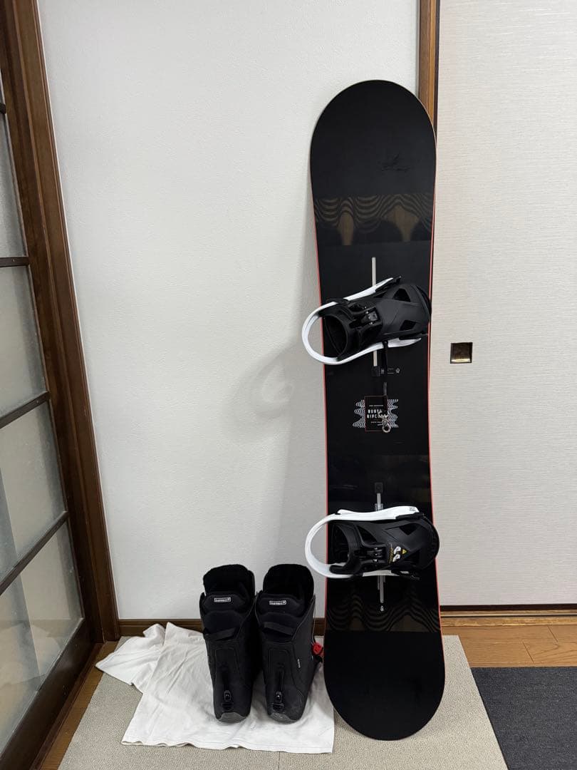 Burton スノーボードとブーツ、バッグセット