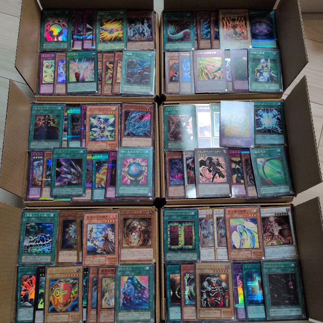 o遊戯王ダンボール6箱分まとめ売り引退品