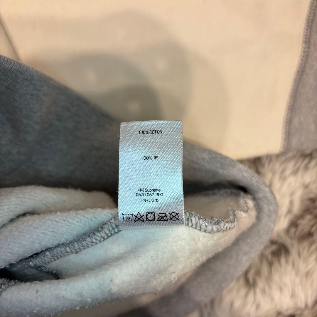 【美品】Supreme シュプリーム パッチワークパーカー Sサイズ 白 グレー