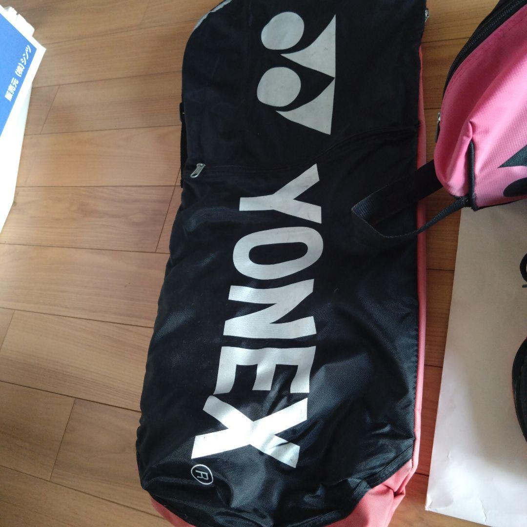 YONEXソフトテニスラケット 4本セット　シューズ　ケース