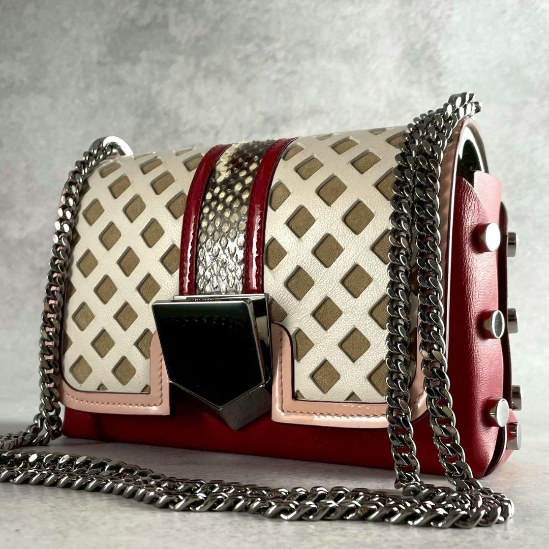 美品★JIMMY CHOO LOCKETT ショルダーバッグ 2Way