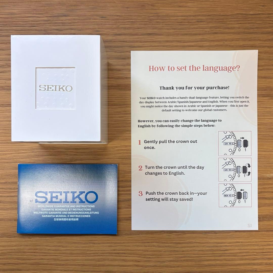 ま*ー様 新品未使用 国内未発売 藤原ヒロシ SEIKO 5 セイコー5 アラビ