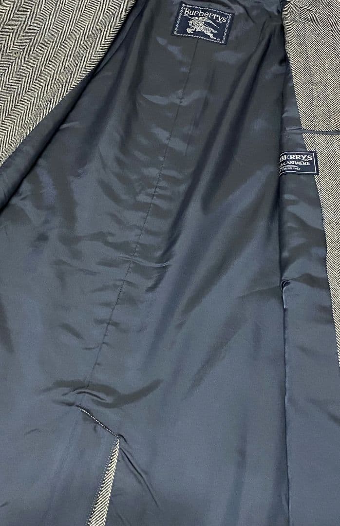超美品★80s90s Burberrys ウールカシミヤ コート 92