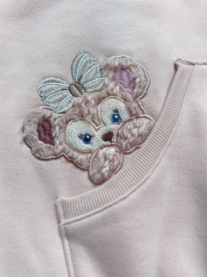 シェリーメイ　ディズニー　裏起毛　パーカー　ピンク　L　3wayバッグ