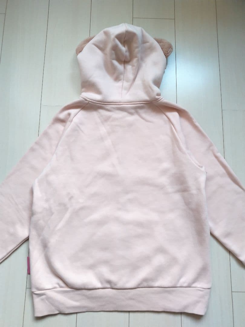 シェリーメイ　ディズニー　裏起毛　パーカー　ピンク　L　3wayバッグ