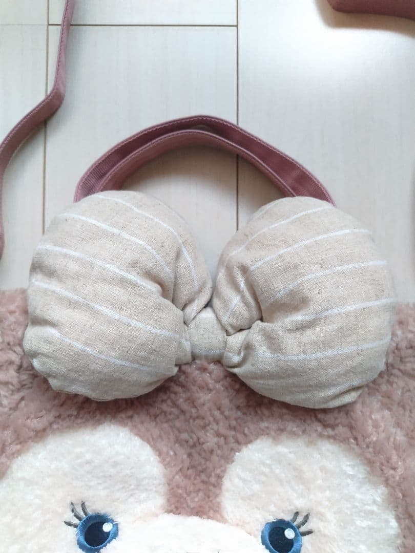 シェリーメイ　ディズニー　裏起毛　パーカー　ピンク　L　3wayバッグ