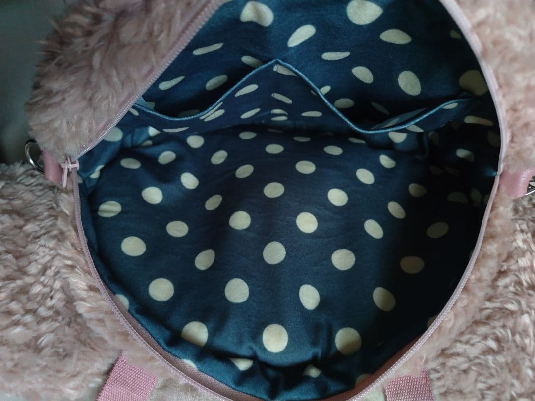 シェリーメイ　ディズニー　裏起毛　パーカー　ピンク　L　3wayバッグ