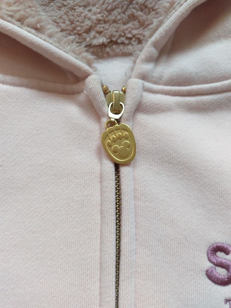 シェリーメイ　ディズニー　裏起毛　パーカー　ピンク　L　3wayバッグ