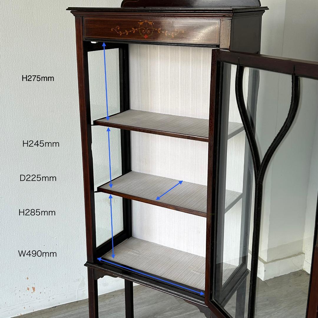 イギリス アンティーク　家具 ディスプレイ キャビネット　1930年頃 505A