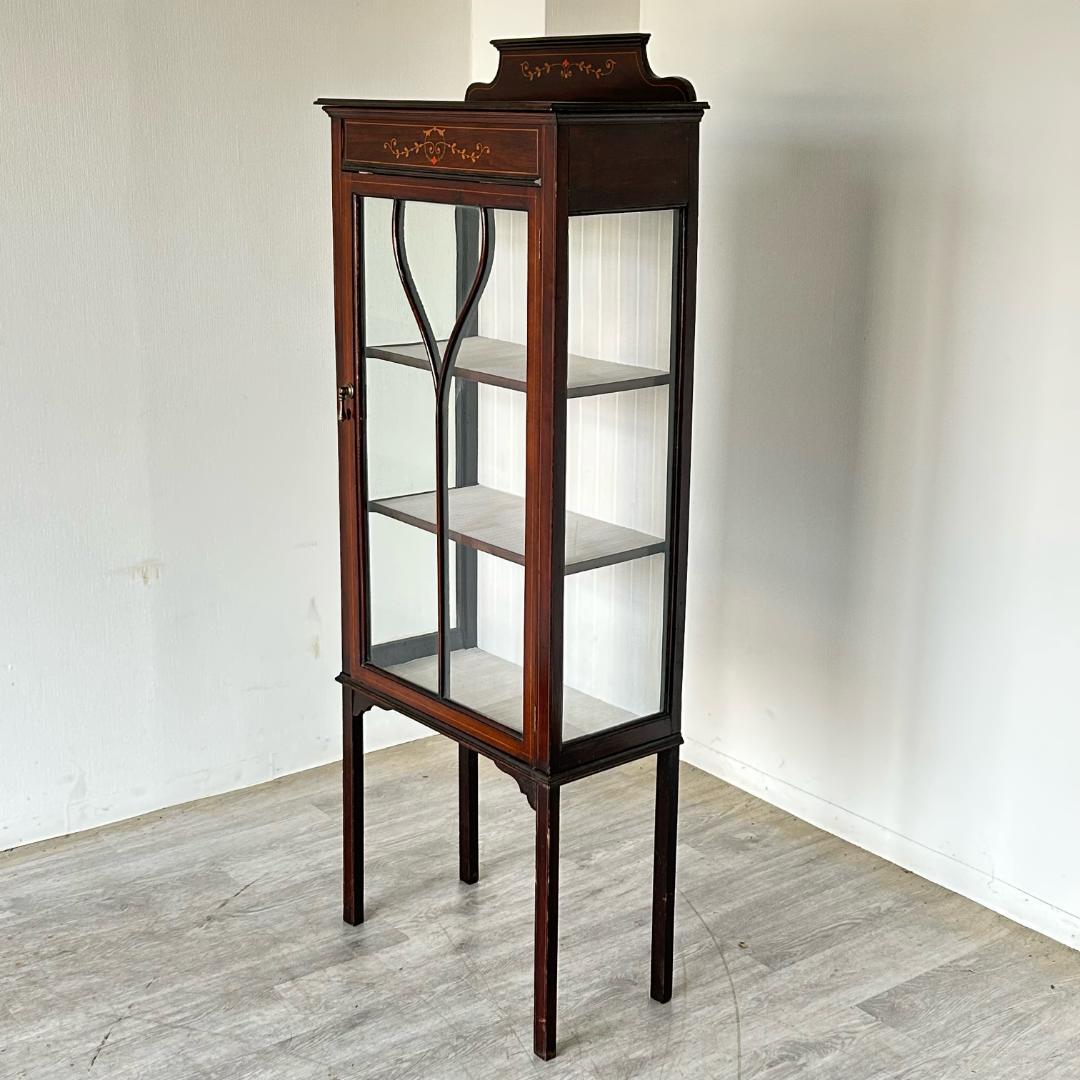 イギリス アンティーク　家具 ディスプレイ キャビネット　1930年頃 505A