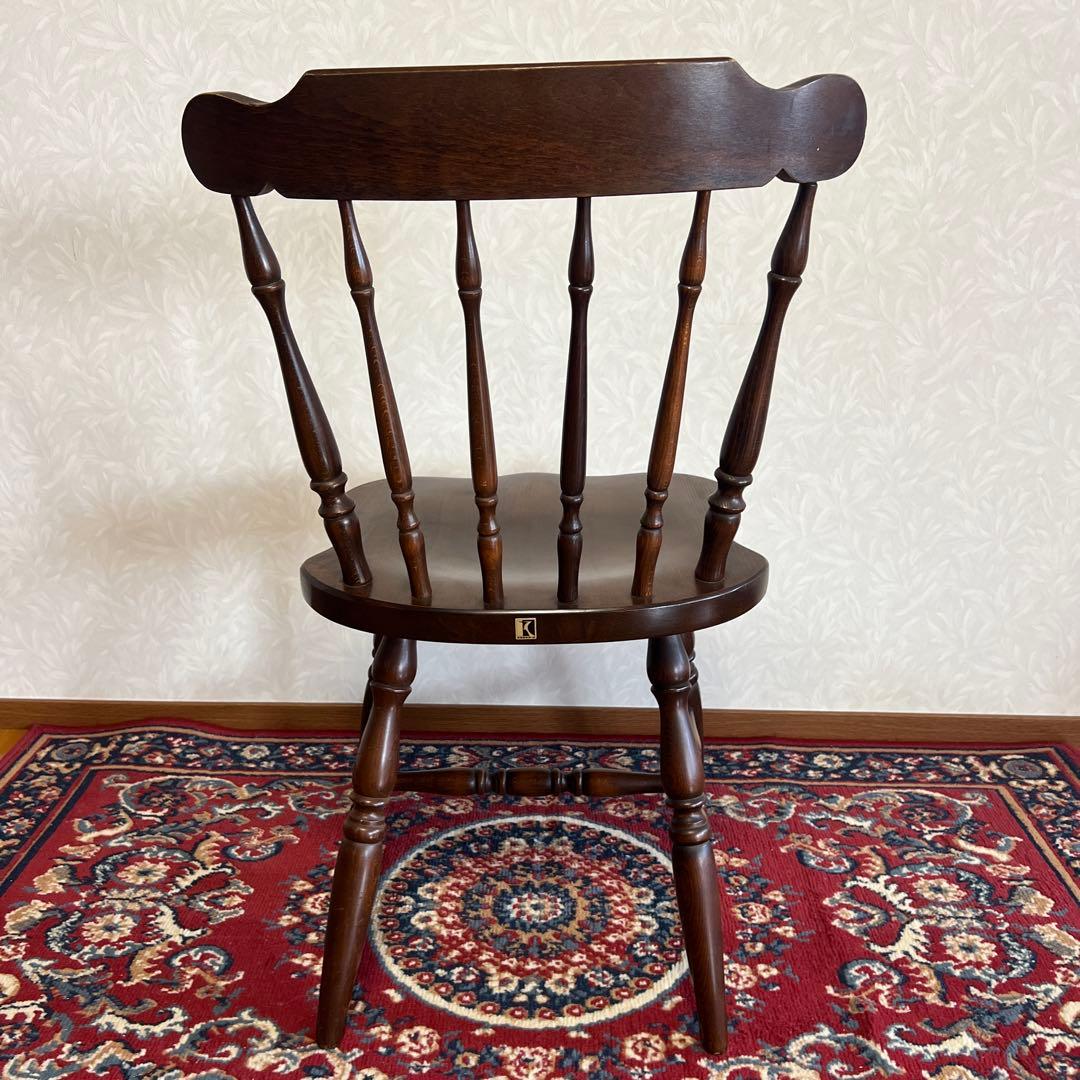 Amama.様 飛騨産業 HIDA キツツキマーク ダイニングチェア レトロ