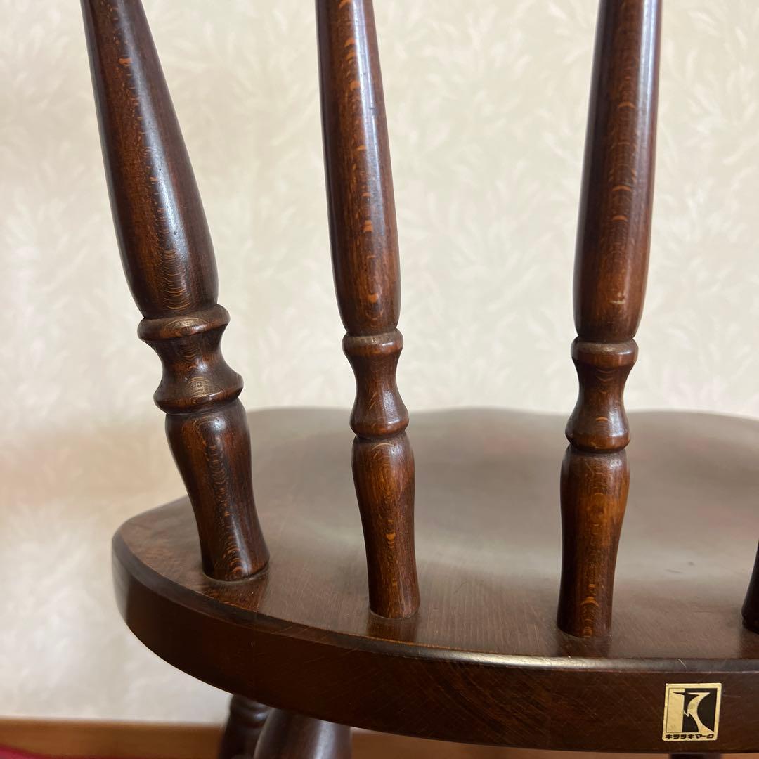 Amama.様 飛騨産業 HIDA キツツキマーク ダイニングチェア レトロ