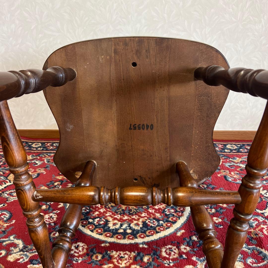 Amama.様 飛騨産業 HIDA キツツキマーク ダイニングチェア レトロ