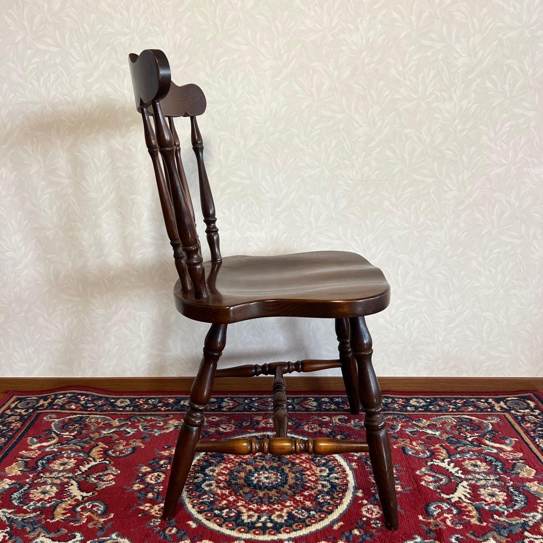 Amama.様 飛騨産業 HIDA キツツキマーク ダイニングチェア レトロ