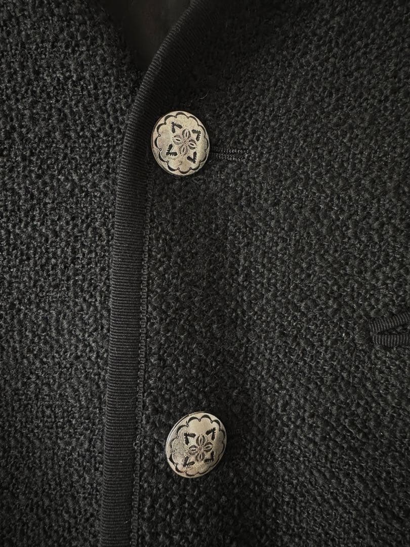 美品▲定価6.4万円▲yleveイレーヴ //ツイードジャケット 黒