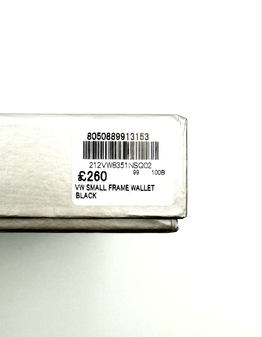 【♡新品♡】Vivienne Westwood 三つ折り財布 黒 トリコロール柄