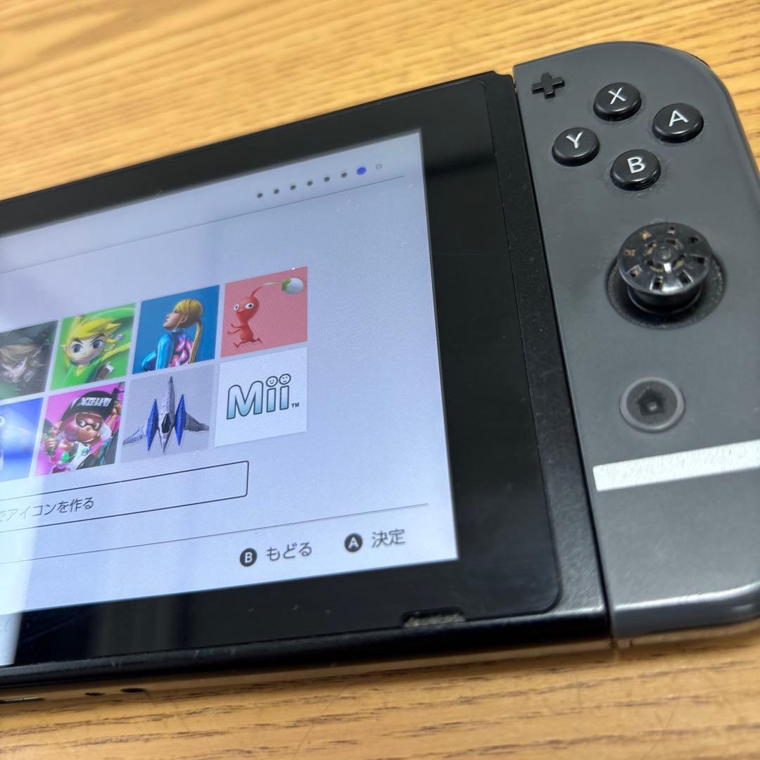 t*u様 Nintendo Switch グレー 本体　スマブラエディション