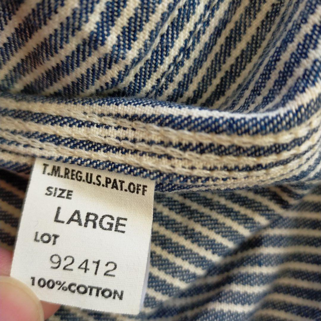 Lee リー復刻　91-J ヒッコリーデニムカバーオール