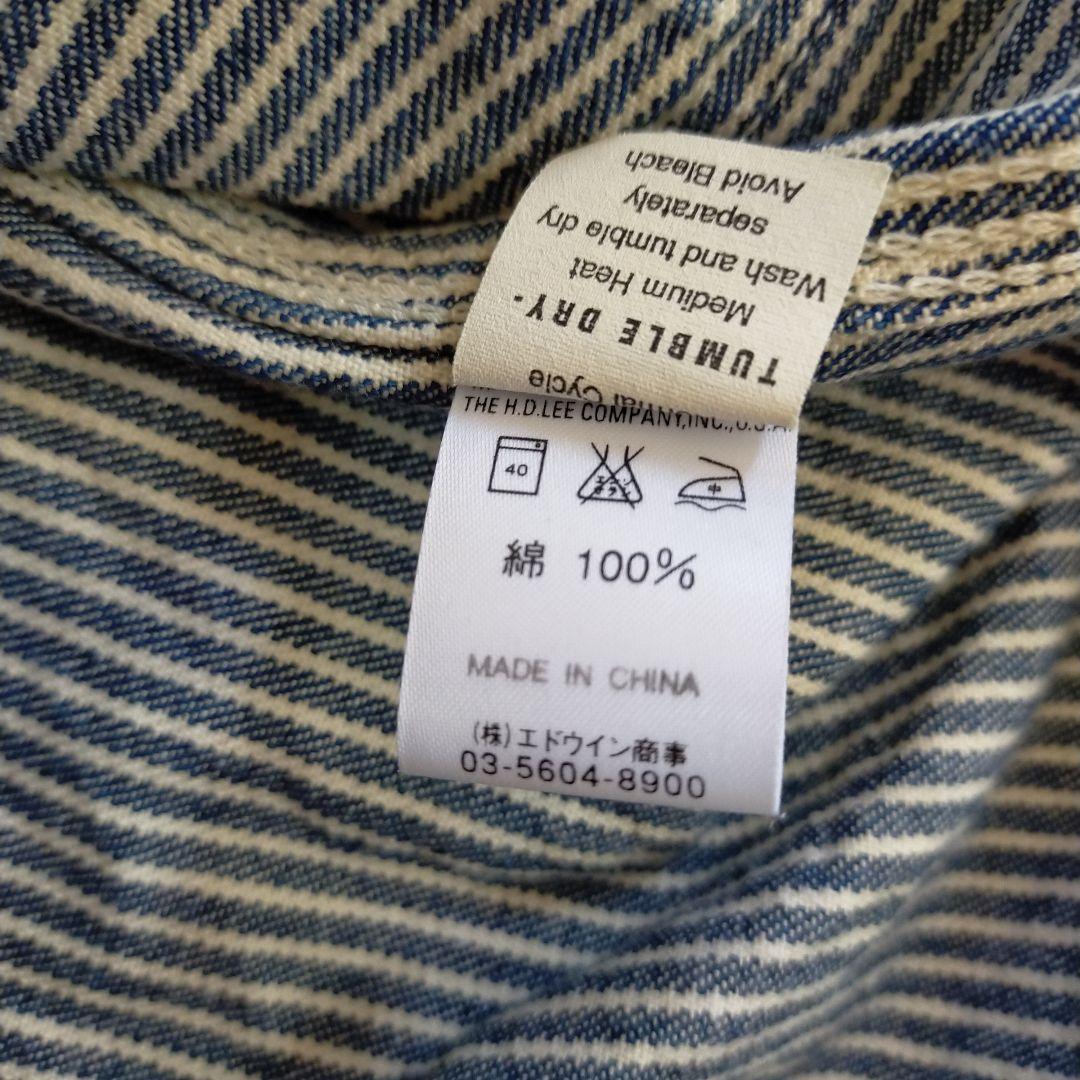 Lee リー復刻　91-J ヒッコリーデニムカバーオール