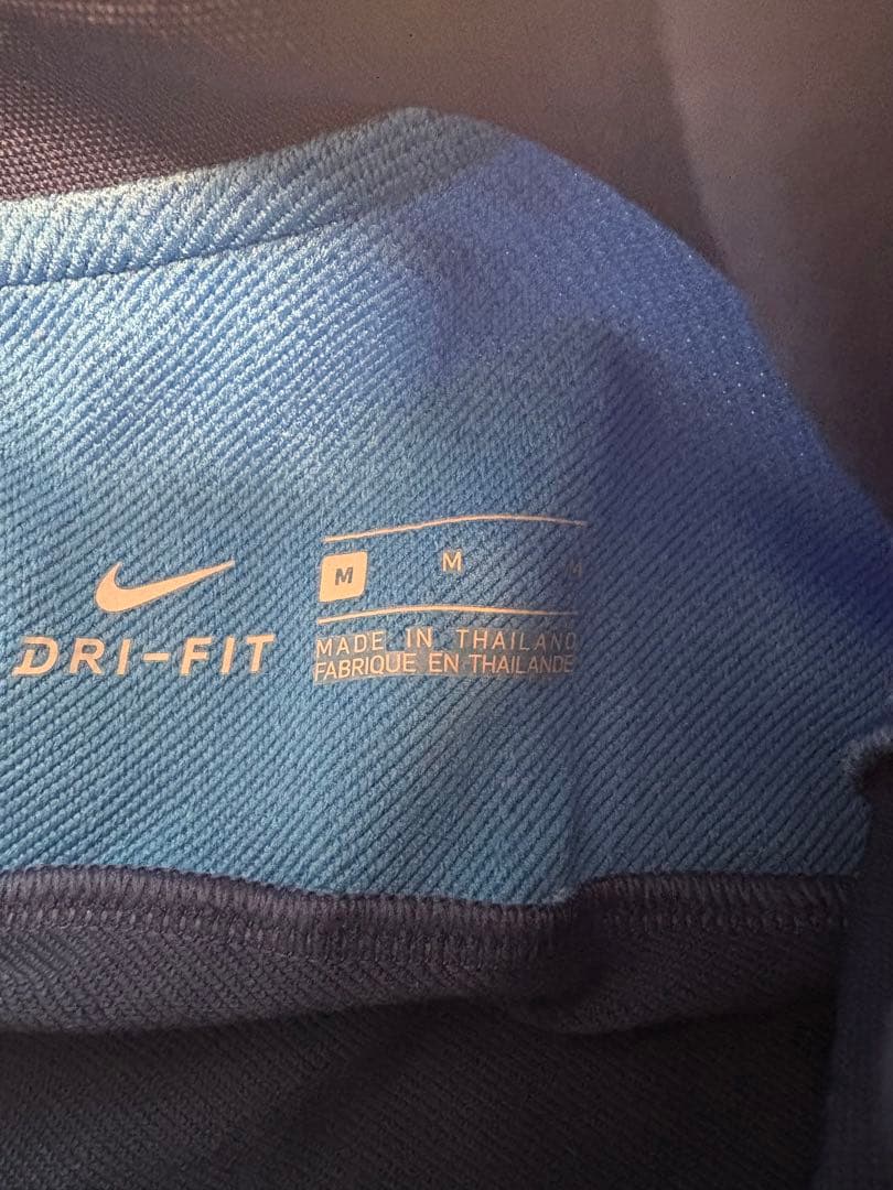 Nike Dri-FIT ジャージ M ネイビー/ライトブルー 上下セット