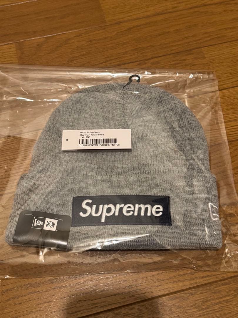 新品未使用品 Supreme NewEra BoxLogoBeanie