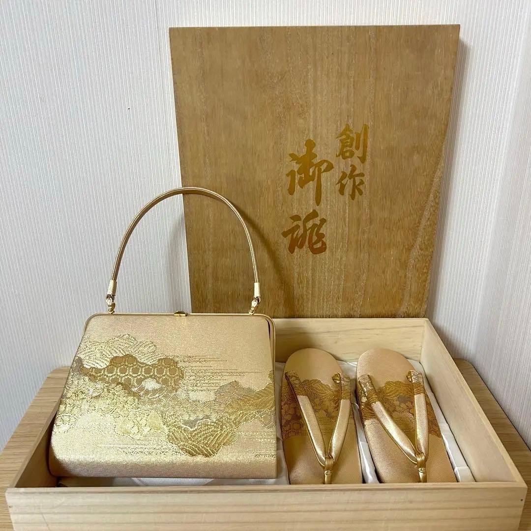 最終値下げ　和装用　バック草履セット