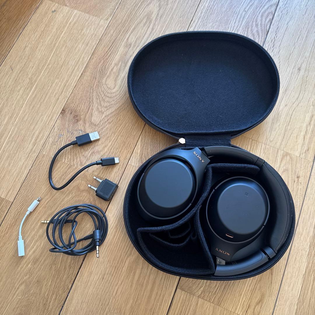 SONY WH-1000XM4 ワイヤレスヘッドフォン 黒