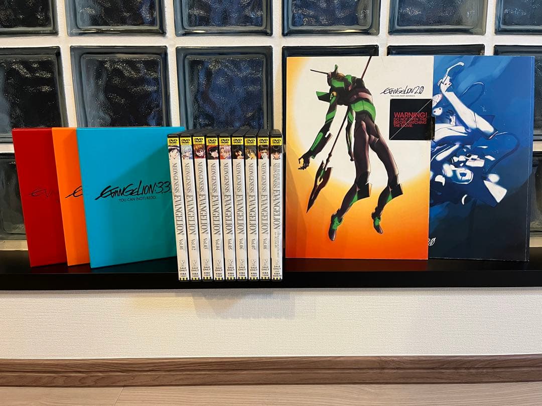 エヴァンゲリオン　テレビシリーズ全8巻　劇場版　新劇場版　DVD セット
