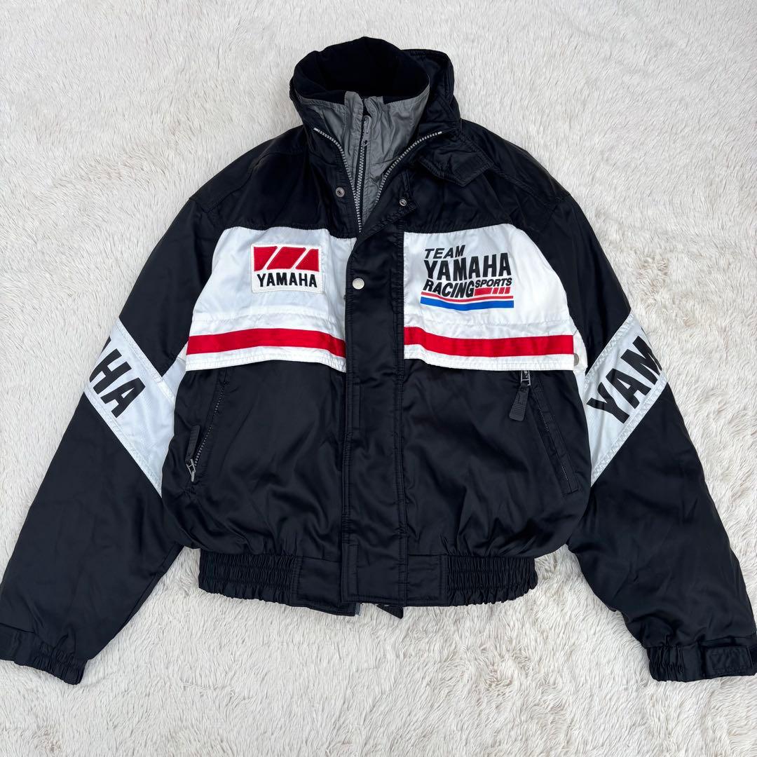 高配色 TEAM YAMAHA レーシングジャケット　2way 90s Lサイズ
