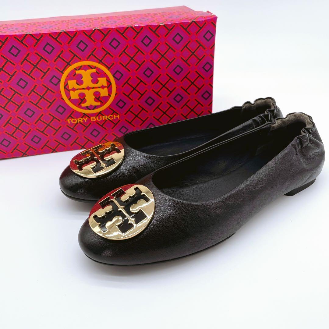 TORY BURCH 黒 フラットシューズ