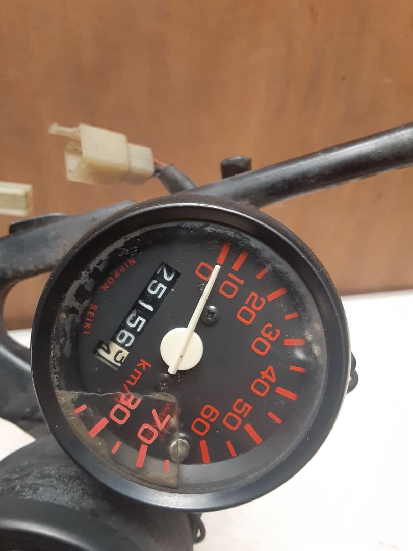 デ*イ様 NSR50メーターセット　アッパーカウルステー付き　動作未確認　ジャン