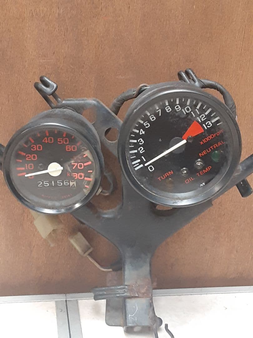 デ*イ様 NSR50メーターセット　アッパーカウルステー付き　動作未確認　ジャン