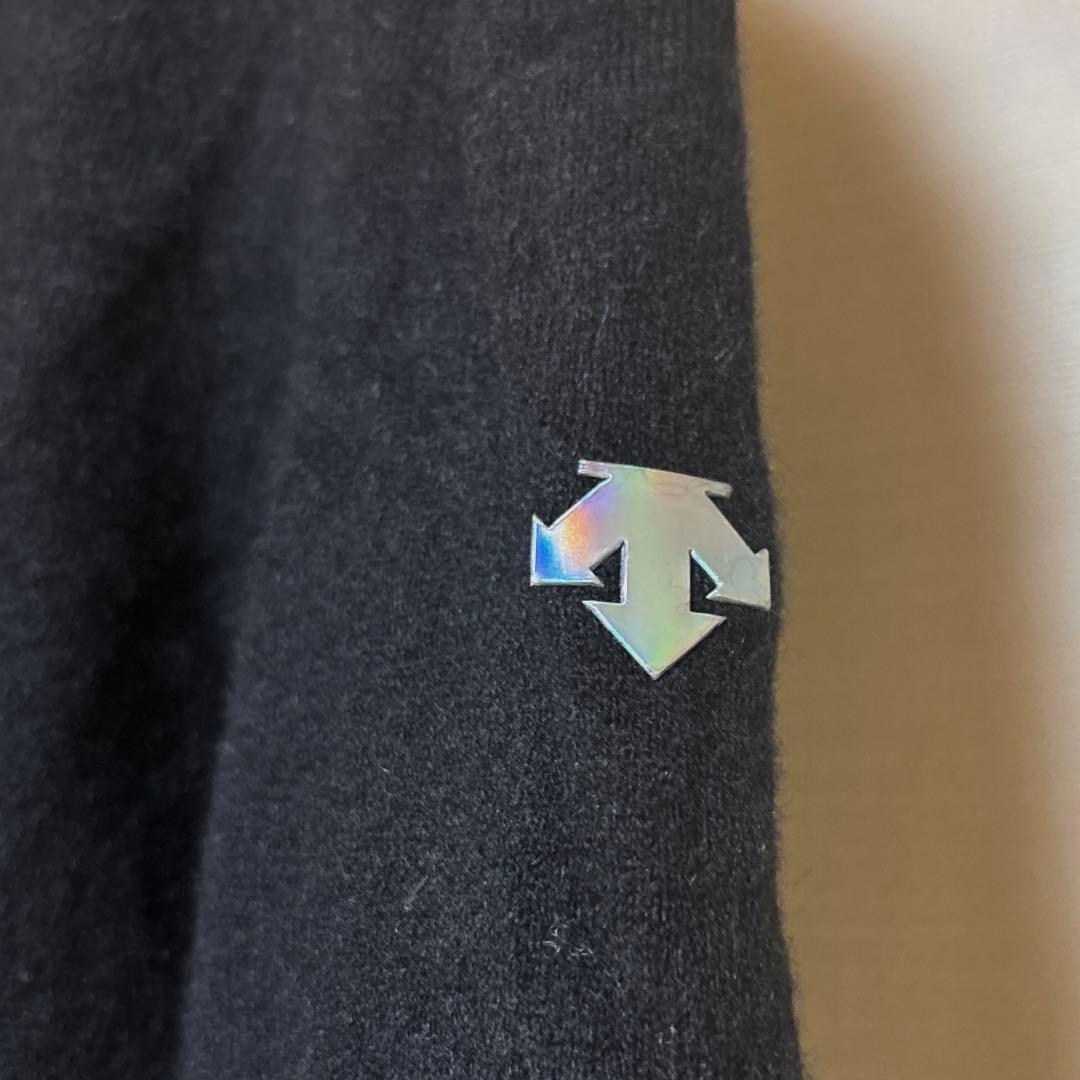 専用購入不可　DESCENTE LUXE 黒 カシミア　タートルネック セーター