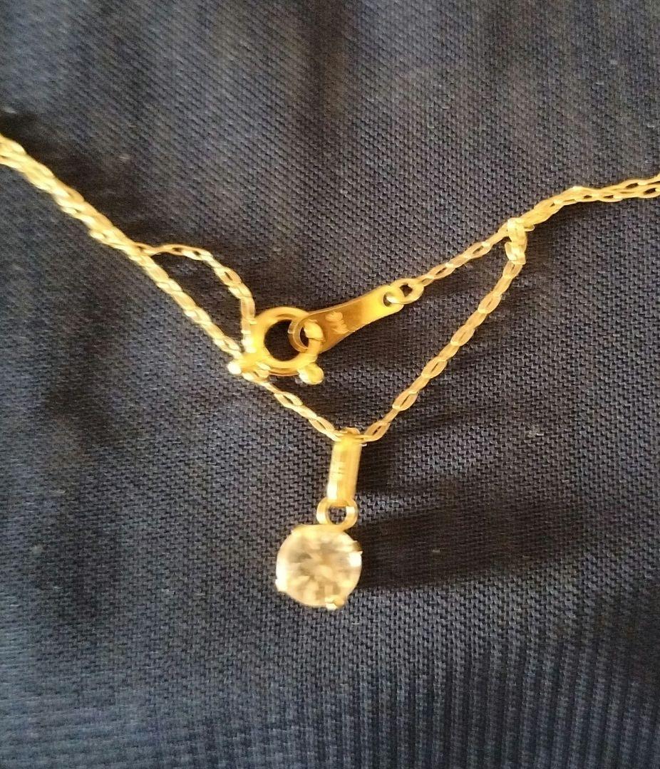 AB SHOP様☆[K18]YG ホワイトトパーズネックレス